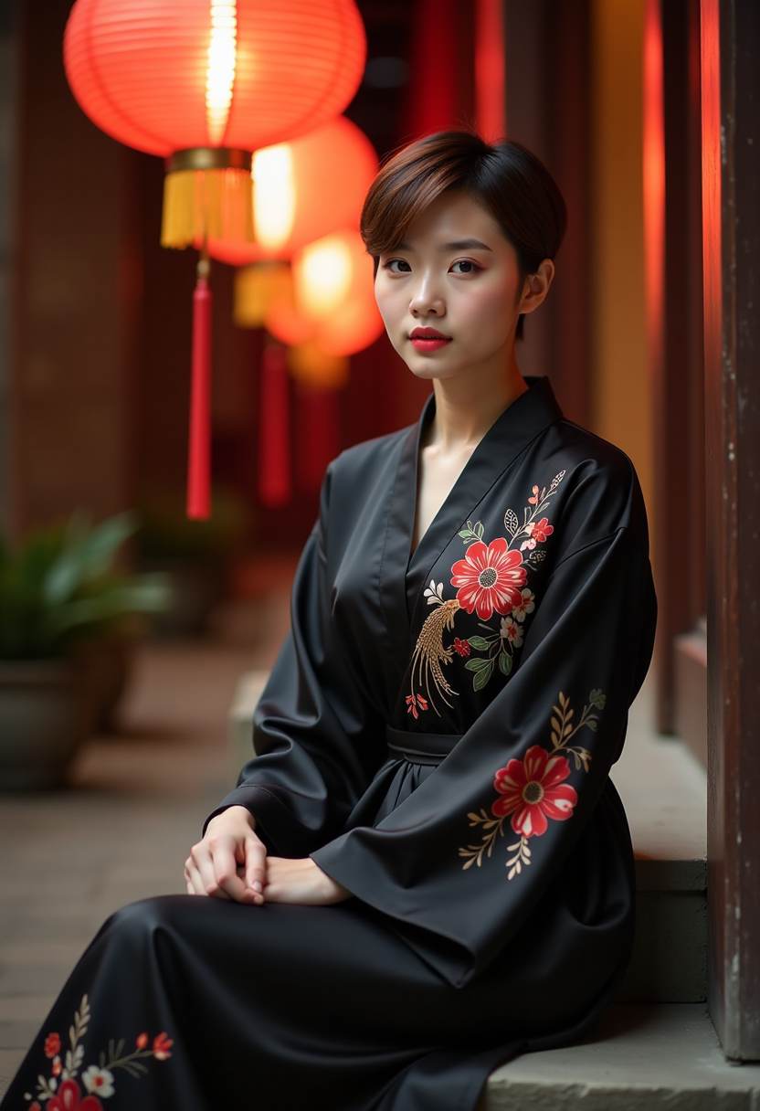 电影人物肖像与手写笔记
